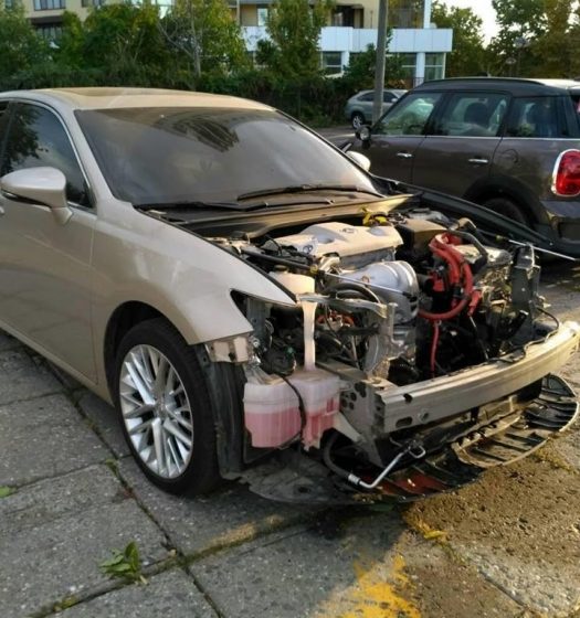 В Одессе владелец обнаружил разобранный Lexus
