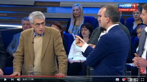 Гозман опроверг фейк россиян об Украине на росТВ: видео, ведущие не дают сказать правду — разразился скандал