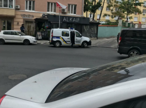 Перед взрывом возле офиса Медведчука в Киеве была драка: новые кадры