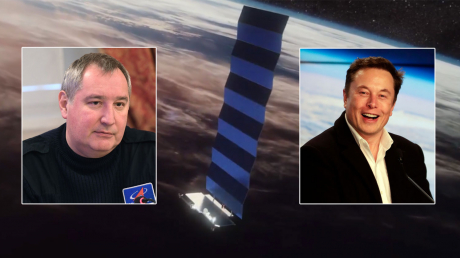 Илон Маск напомнил Рогозину слова о батуте после запуска американского SpaceX и начал смеяться прямо в эфире