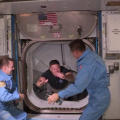 У Маска все получилось: кадры доставки американских астронавтов на МКС на Crew Dragon